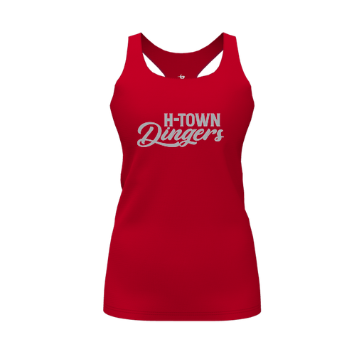 [FT0TRBRD-FYS-LOGO2] Decker Racerback Tank Top (Female Youth S, Red, Logo 2)