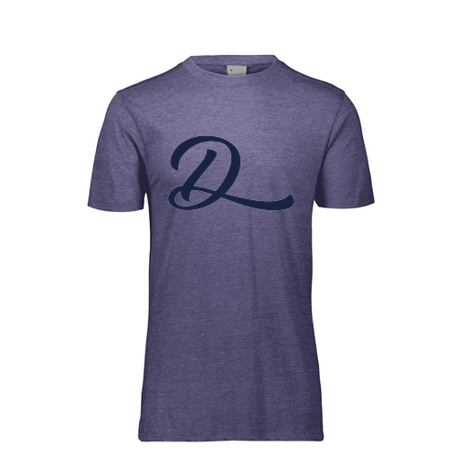 [FTSCUBRY-AS-LOGO3] Decker Men's Tri-Blend T-Shirt - Short Sleeve (Adult S, Royal, Logo 3)