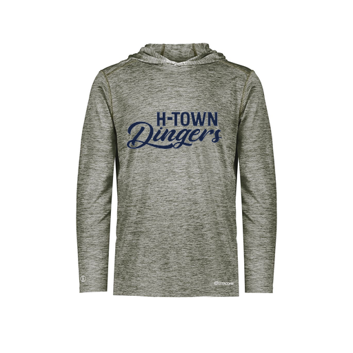 [FOLHCGGY-AS-LOGO1] Decker Men's Charge Hoodie (Adult S, Gray, Logo 1)