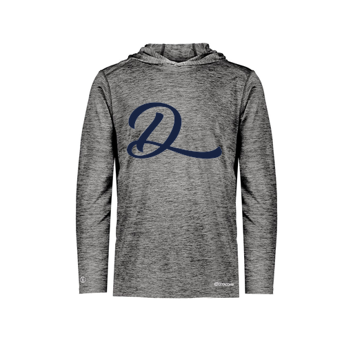 [FOLHCGBK-YS-LOGO3] Decker Youth Charge Hoodie (Youth S, Black, Logo 3)